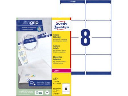 AVERY Zweckform Etiquette d'expédition, ultra blanc