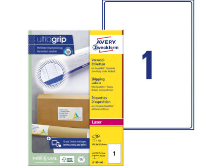 AVERY Zweckform Etiquette d'expédition, ultra blanc