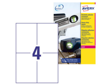 AVERY Zweckform Etiquette, 105 x 148 mm, blanc