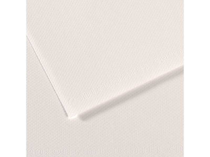 CANSON Papier dessin Mi-Teintes, 500 x 650 mm, blanc nuage