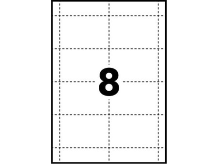 AVERY Insert imprimable pour badge, 90 x 60 mm, blanc