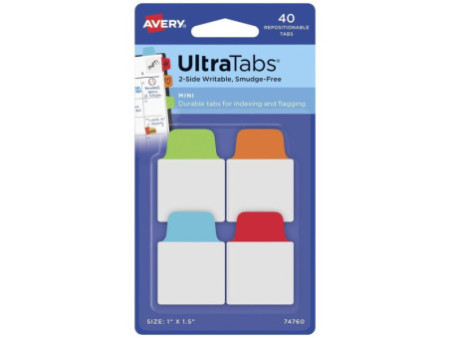 AVERY Zweckform Onglet adhésif UltraTabs classique