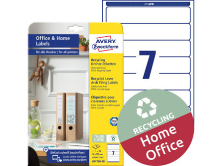 AVERY Zweckform Etiquette dos classeur recyclée Home Office