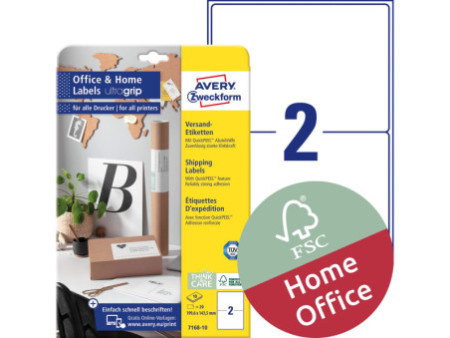 AVERY Zweckform Etiquette dos classeur recyclée Home Office