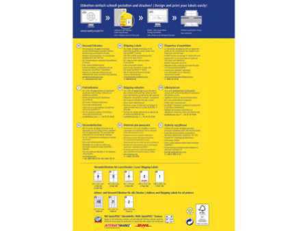 AVERY Zweckform Etiquette dos classeur recyclée Home Office