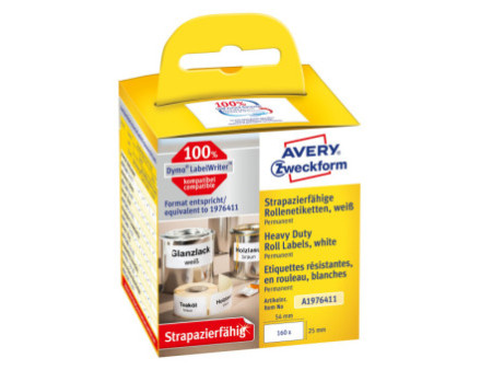 AVERY Zweckform Etiquette sur rouleau, robuste, 25 x 54 mm