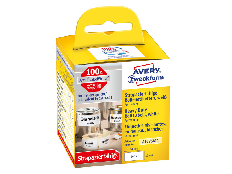 AVERY Zweckform Etiquette sur rouleau, robuste, 25 x 54 mm