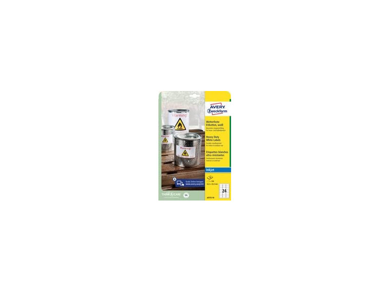 AVERY Zweckform Etiquette film, 45,7 x 21,2 mm