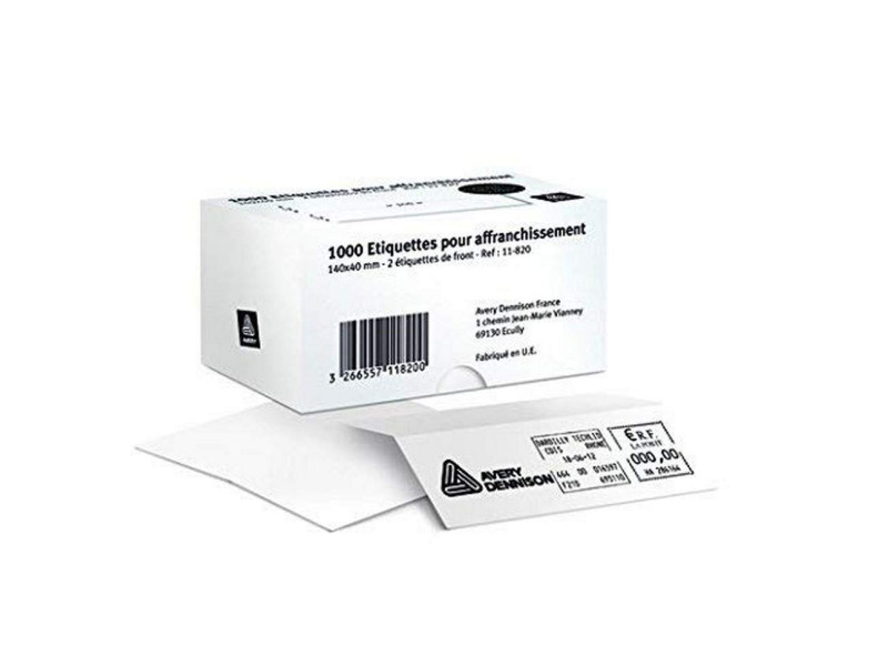 AVERY Etiquette d'affranchissement, 175 x 45 mm, blanc
