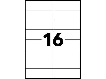 AVERY Etiquette pour photocopieur, 105 x 37 mm, blanc