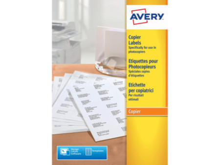 AVERY Etiquette pour photocopieur, 210 x 148 mm, blanc