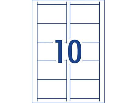 AVERY Cartes de visite Quick&Clean, 220 g/m2, blanc satin