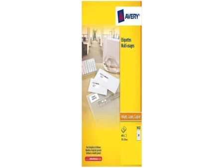 AVERY Etiquette multi-usage, 70 x 35 mm, blanc