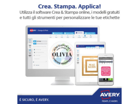 AVERY Etiquette multi-usage, enlevable, 25,4 x 10 mm