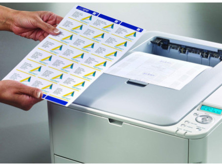 AVERY Etiquette SPECIAL pour timbres, 63,5 x 33,9 mm, blanc