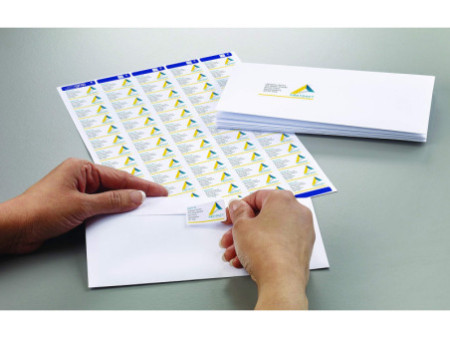 AVERY Mini étiquette d'adresse laser, 38,1 x 21,2 mm, blanc