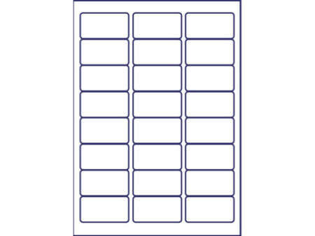 AVERY Etiquette d'adresse jet d'encre, 63,5 x 33,9 mm, blanc
