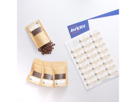 AVERY Etiquette d'adresse jet d'encre, 63,5 x 33,9 mm, blanc