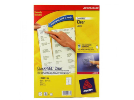 AVERY Etiquette d'adresse jet d'encre, 99,1 x 33,9 mm, blanc