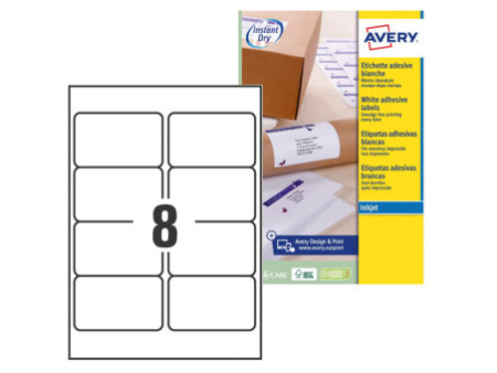 AVERY Etiquette d'expédition, 99,1 x 67,7 mm, blanc