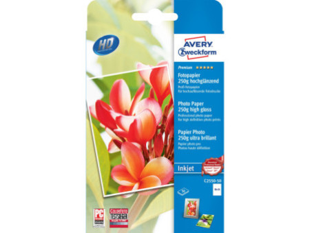 AVERY Zweckform Papier photo jet d'encre PREMIUM, 10 x 15 cm
