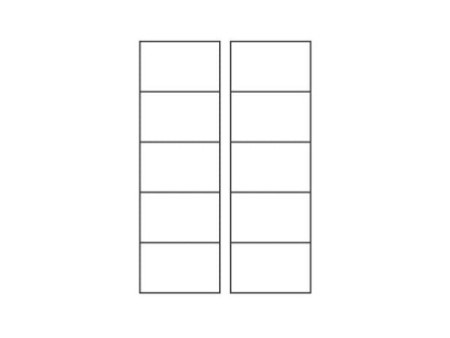 AVERY Zweckform Quick & Clean Cartes de visites, 25 feuilles