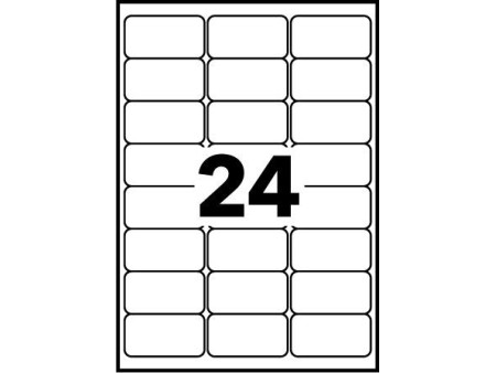 AVERY Zweckform Etiquette, 63,5 x 33,9 mm