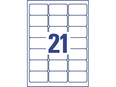 AVERY Zweckform Etiquette d'adresse, 63,5 x 38,1 mm