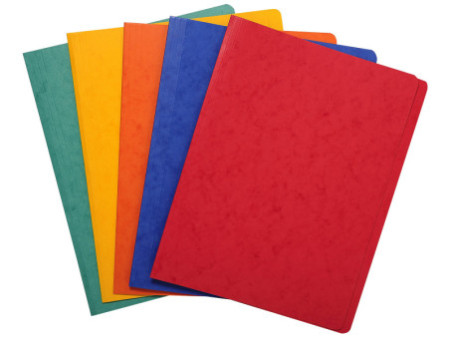 EXACOMPTA Chemise LUSTRO dos rainé, 240 x 320 mm, rouge