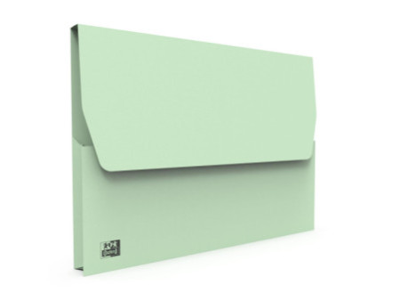 Oxford Pochette document à soufflet, A4, vert pastel