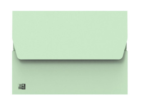 Oxford Pochette document à soufflet, A4, vert pastel