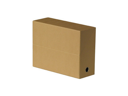 Oxford Boîte transfert toilée, format A4, bleu foncé