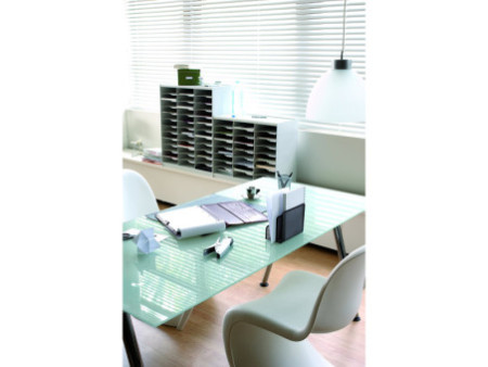 PAPERFLOW Trieur monobloc, 24 compartiments, noir