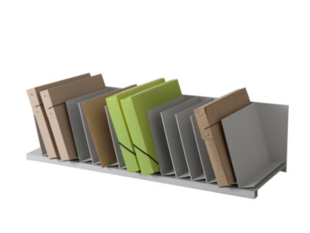 PAPERFLOW Trieur à cases inclinées, 14 cases, gris
