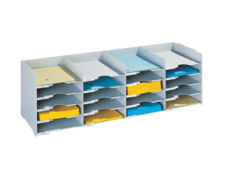 PAPERFLOW Station de tri Formularbox, 20 compartiments, gris