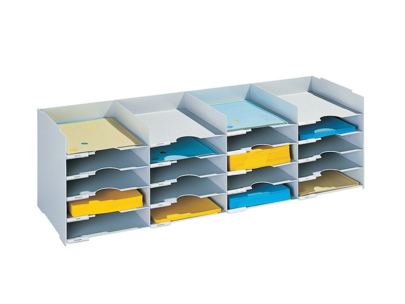 PAPERFLOW Station de tri Formularbox, 20 compartiments, gris