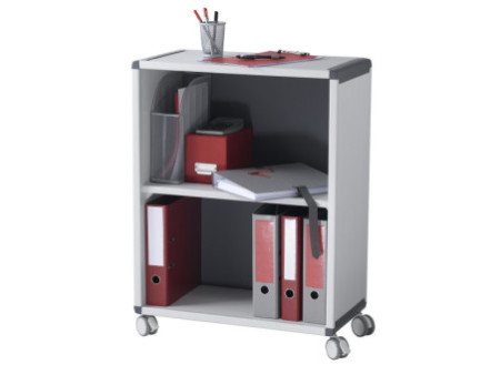 PAPERFLOW Desserte, 2 compartiments, gris / anthracite