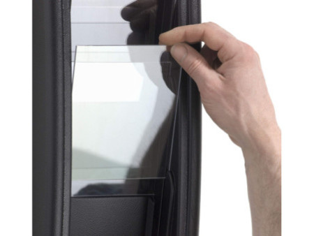 PAPERFLOW Porte-brochures mural Quick fit, A4, noir