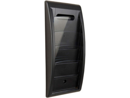 PAPERFLOW Porte-brochures mural Quick fit, A4, anthracite