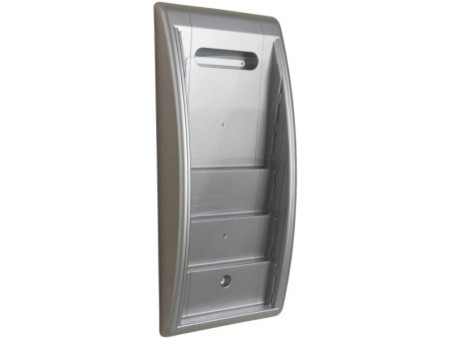 PAPERFLOW Porte-brochures mural Quick fit, A4, anthracite