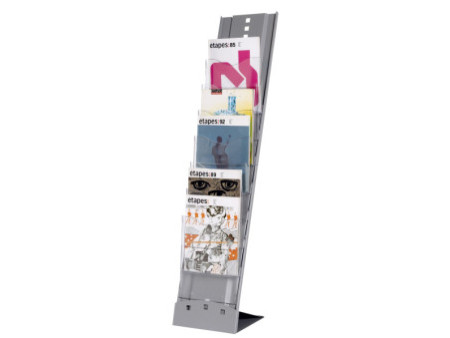 PAPERFLOW Porte-brochures sur pied PLIO, 7 compartiments