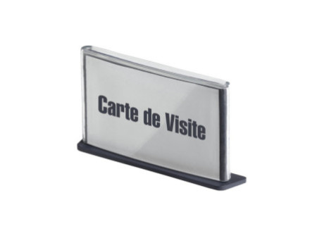 PAPERFLOW Porte-nom 'Cinatur', en polystyrène, anthracite