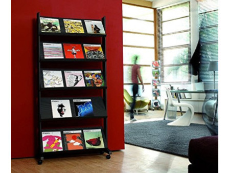 PAPERFLOW Porte-prospectus Uno easyDisplays, 5 étagères