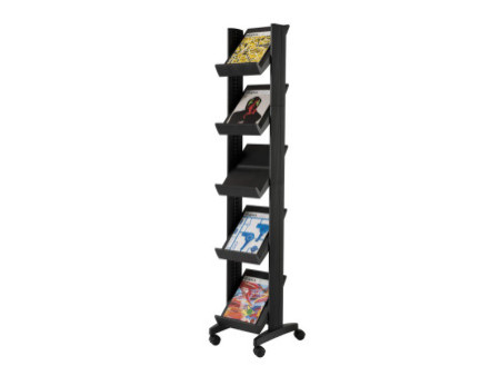 PAPERFLOW Porte-prospectus Corner easyDisplays, noir