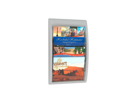 PAPERFLOW Porte-brochures mural Quick fit, 4 compartiments