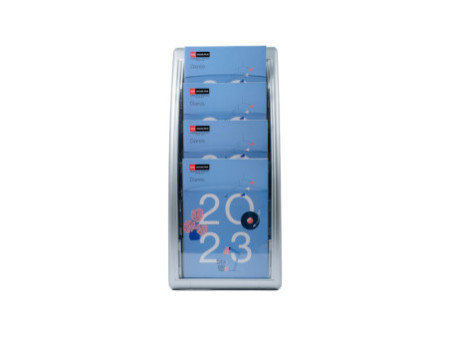 PAPERFLOW Porte-brochures mural Quick fit, 4 compartiments