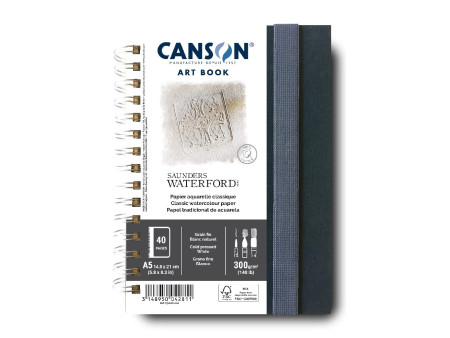 CANSON Carnet de dessin ART BOOK Saunders Waterford, A5