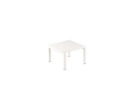 PAPERFLOW Table basse easyDesk, carré, blanc / blanc