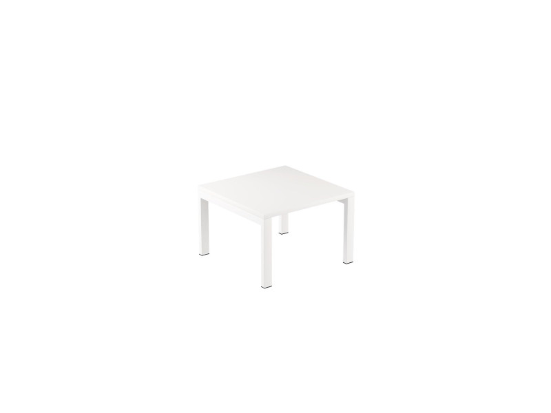 PAPERFLOW Table basse easyDesk, carré, blanc / blanc