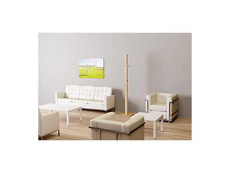 PAPERFLOW Table basse easyDesk, carré, blanc / blanc